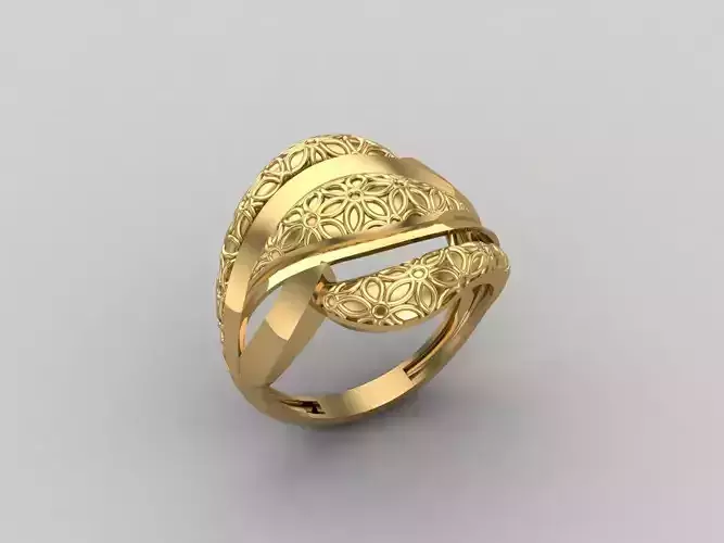 Women Ring Plain Ring Ready STL 3DM Models Womens Rings