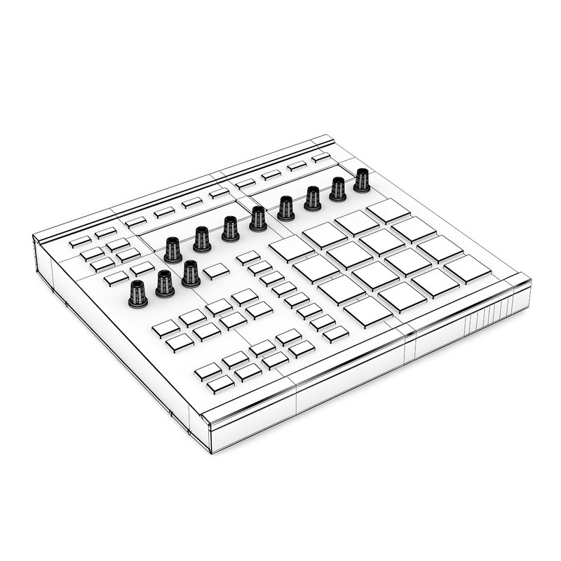 Pad Controller 1 3D model_2