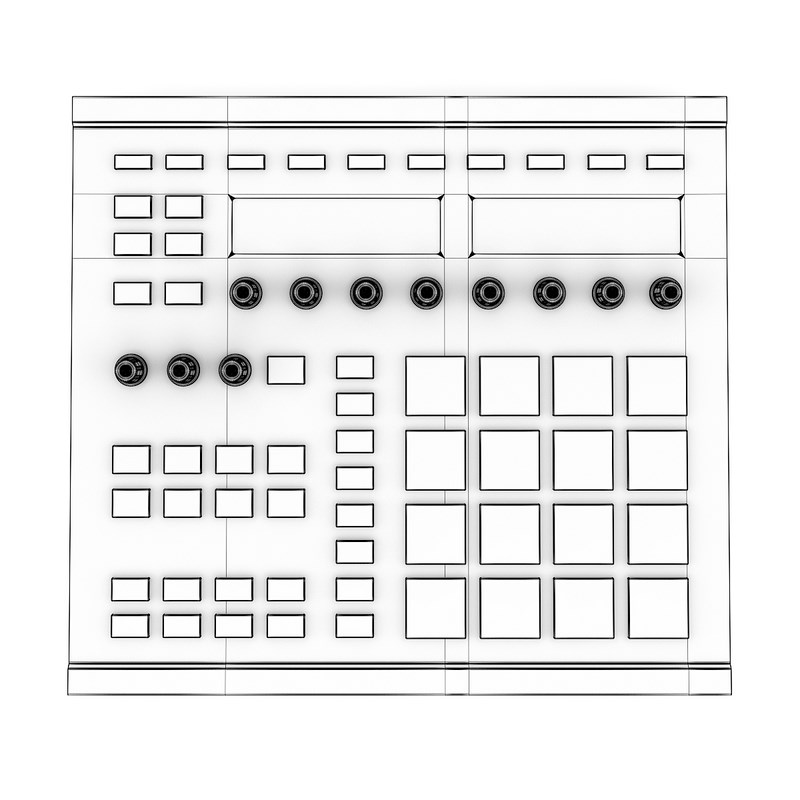 Pad Controller 1 3D model_3