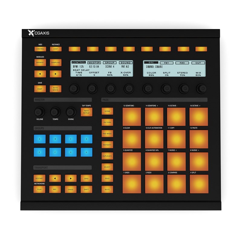 Pad Controller 1 3D model_5