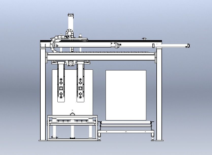 Gantry Transfer System 3D model_2