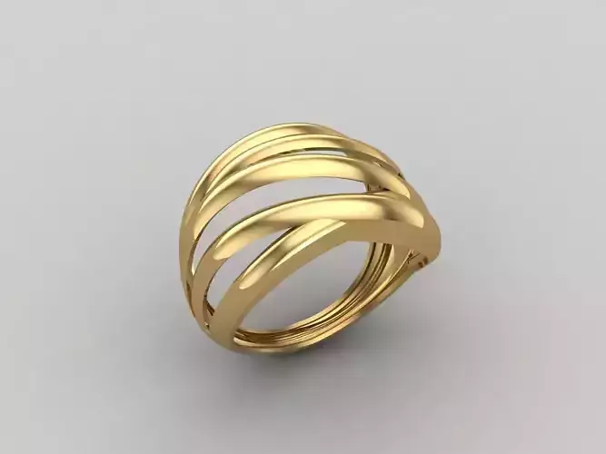 Women Ring Plain Ring Ready STL 3DM Models Womens Rings