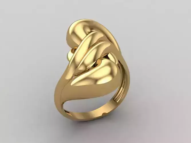 Women Ring Plain Ring Ready STL 3DM Models Womens Rings