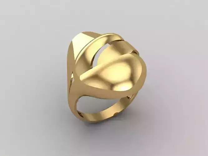 Women Ring Plain Ring Ready STL 3DM Models Womens Rings