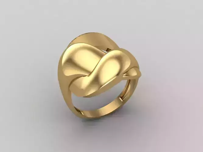 Women Ring Plain Ring Ready STL 3DM Models Womens Rings