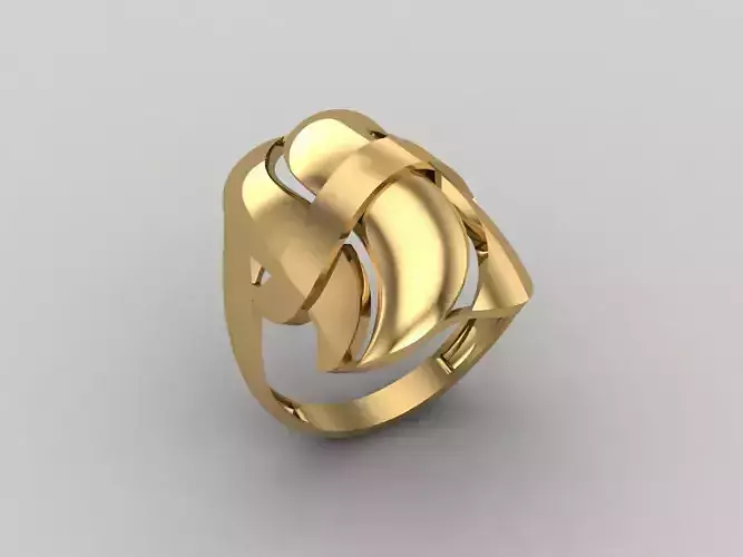 Women Ring Plain Ring Ready STL 3DM Models Womens Rings