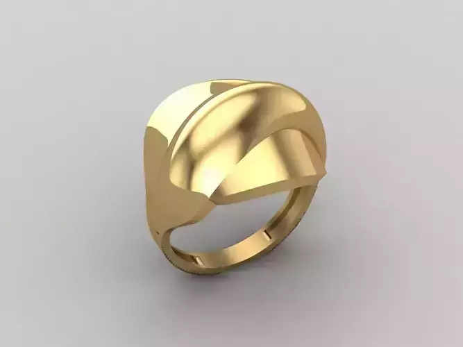 Women Ring Plain Ring Ready STL 3DM Models Womens Rings