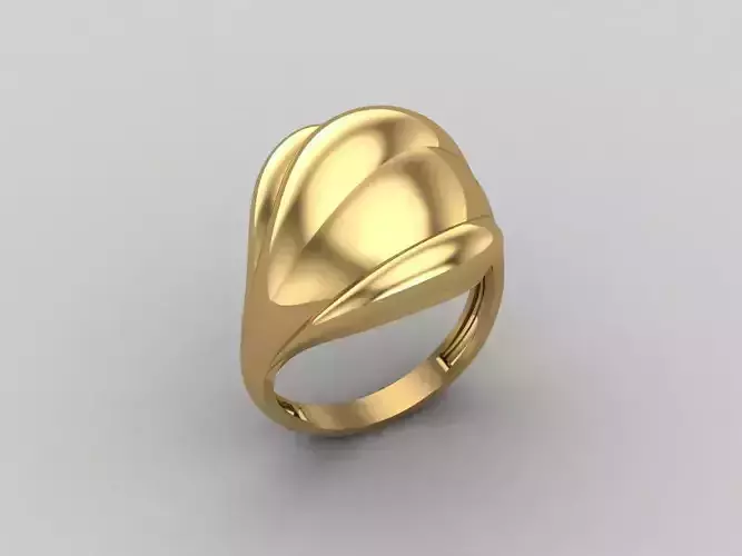 Women Ring Plain Ring Ready STL 3DM Models Womens Rings