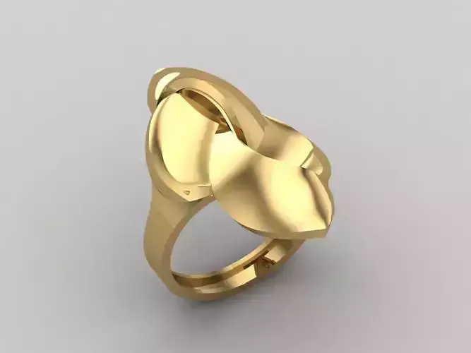 Women Ring Plain Ring Ready STL 3DM Models Womens Rings