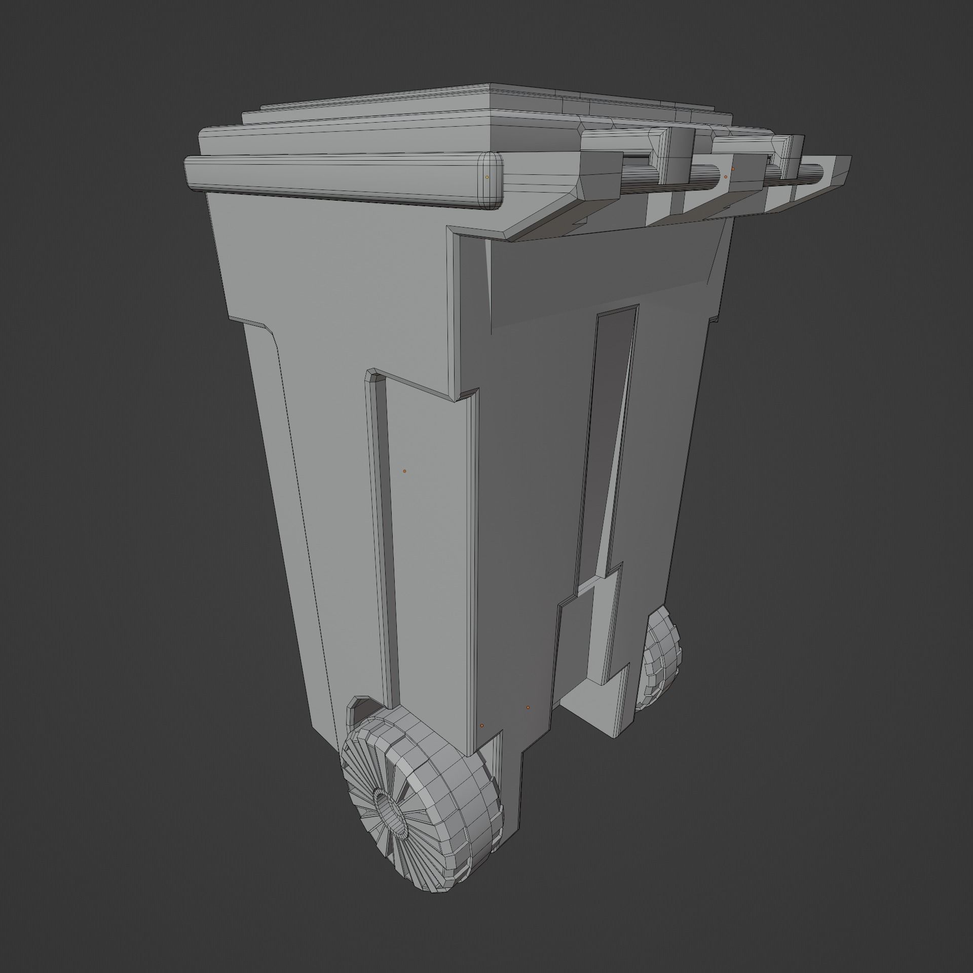 Trash Can 3D model_8