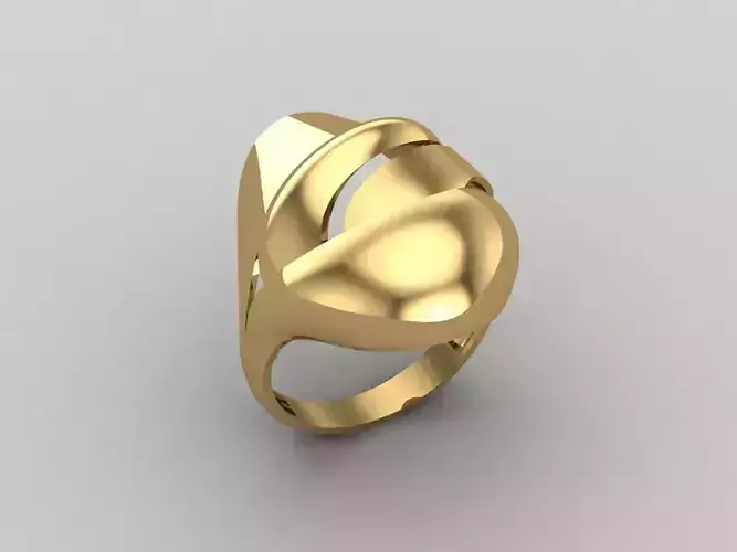 Women Ring Plain Ring Ready STL 3DM Models Womens Rings