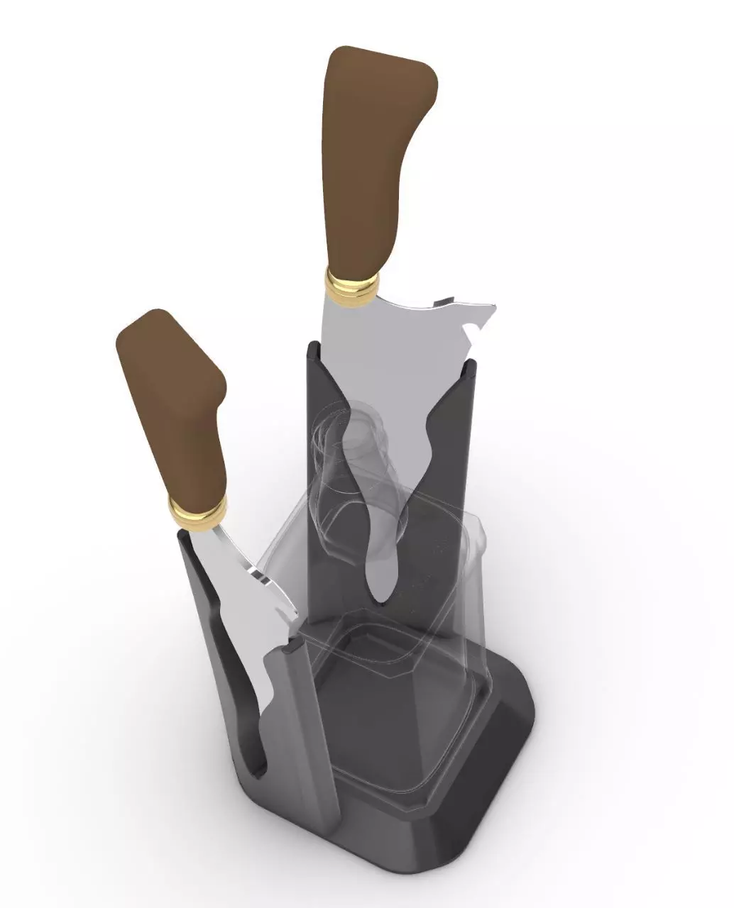 Whiskey Cutlery Holder 3D print model_0
