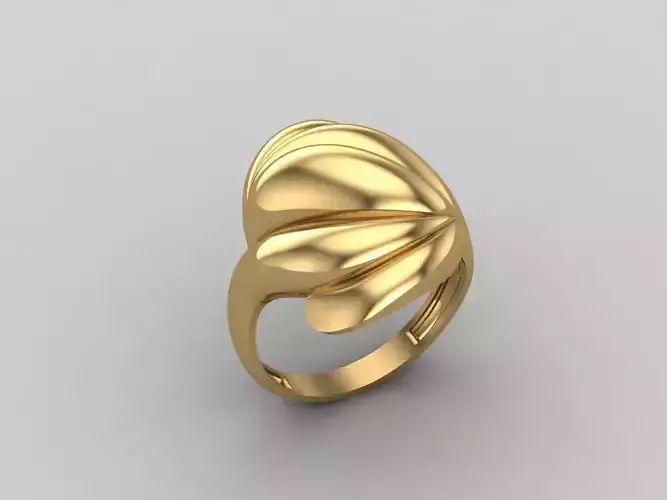 Women Ring Plain Ring Ready STL 3DM Models Womens Rings