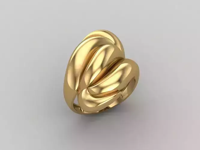 Women Ring Plain Ring Ready STL 3DM Models Womens Rings