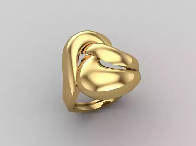 Women Ring Plain Ring Ready STL 3DM Models Womens Rings