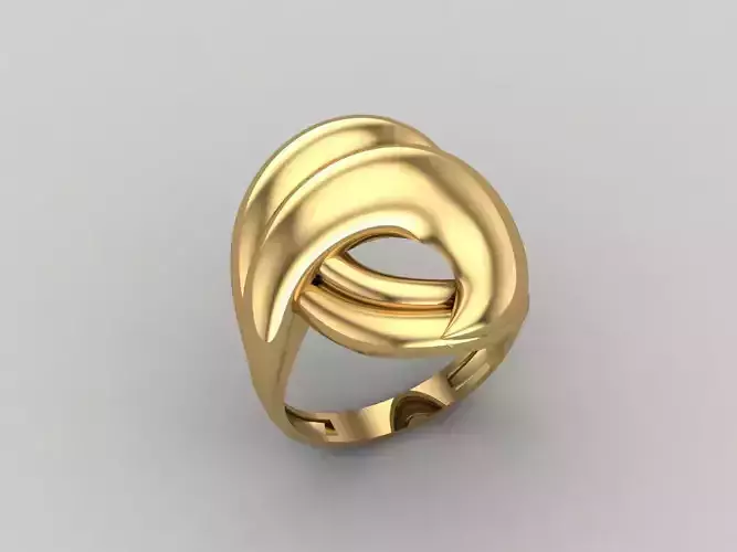 Women Ring Plain Ring Ready STL 3DM Models Womens Rings