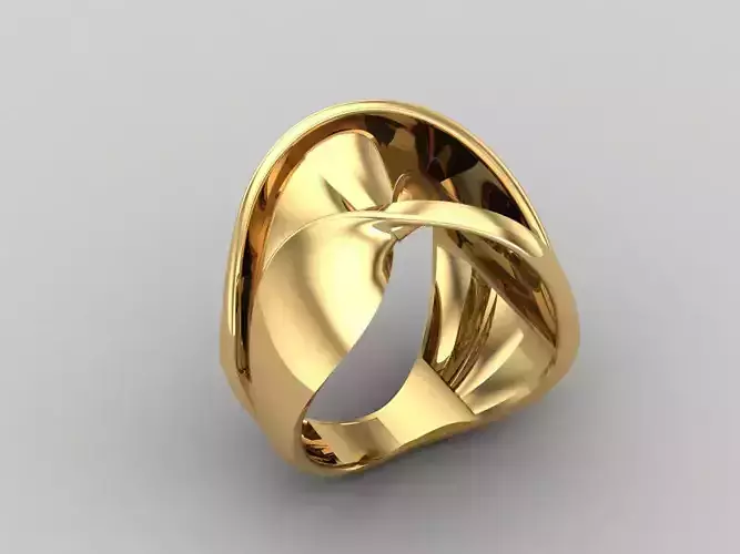 Women Ring Plain Ring Ready STL 3DM Models Womens Rings