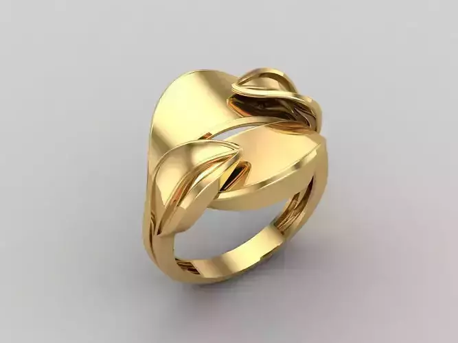 Women Ring Plain Ring Ready STL 3DM Models Womens Rings