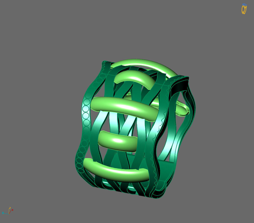 Women Ring Plain Ring Ready STL 3DM Models Womens Rings 3D print model_4