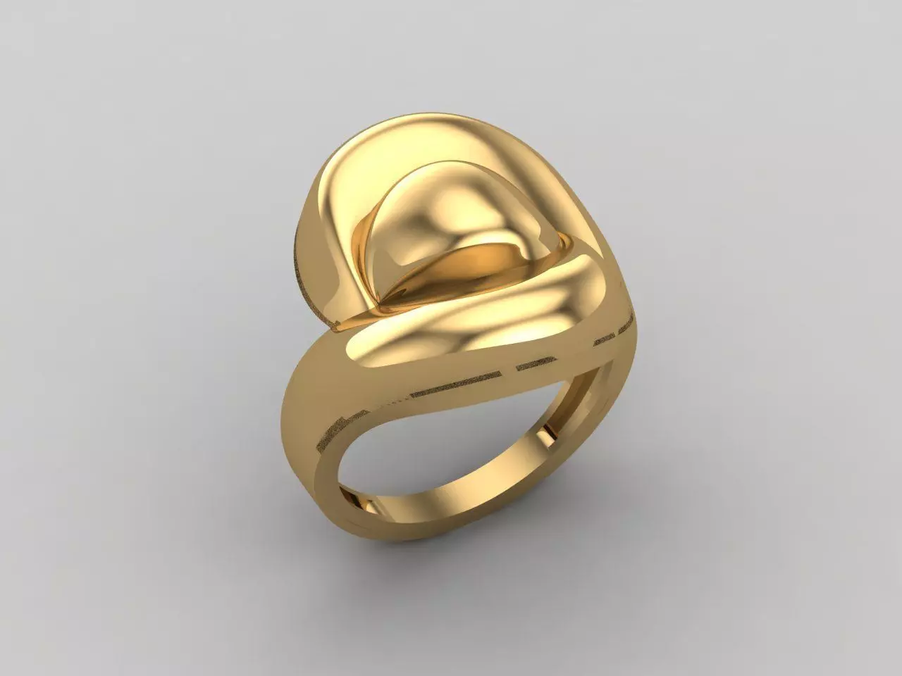 Women Ring Plain Ring Ready STL 3DM Models Womens Rings 3D print model_0