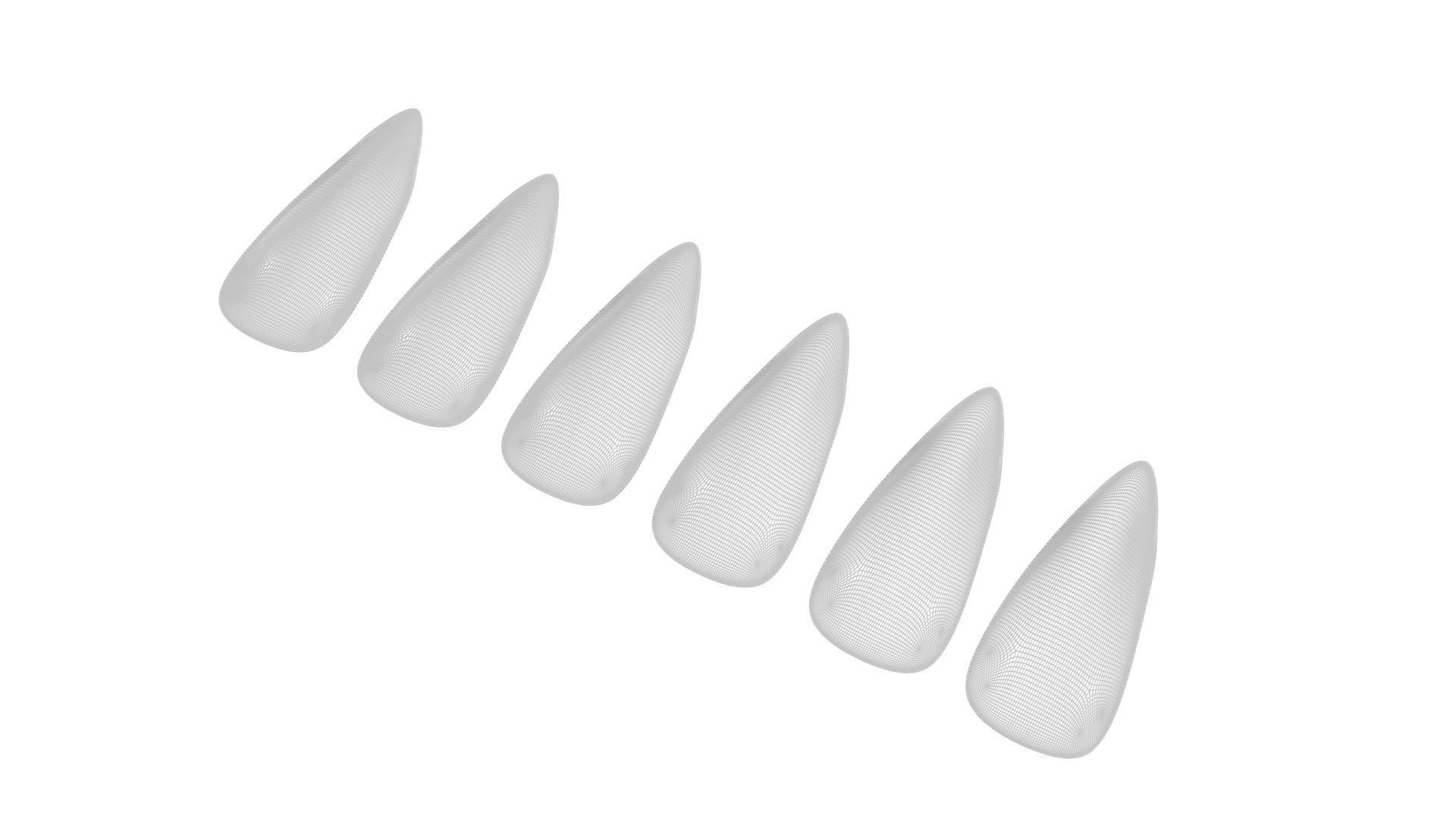 Artificial Nails 3D model_16