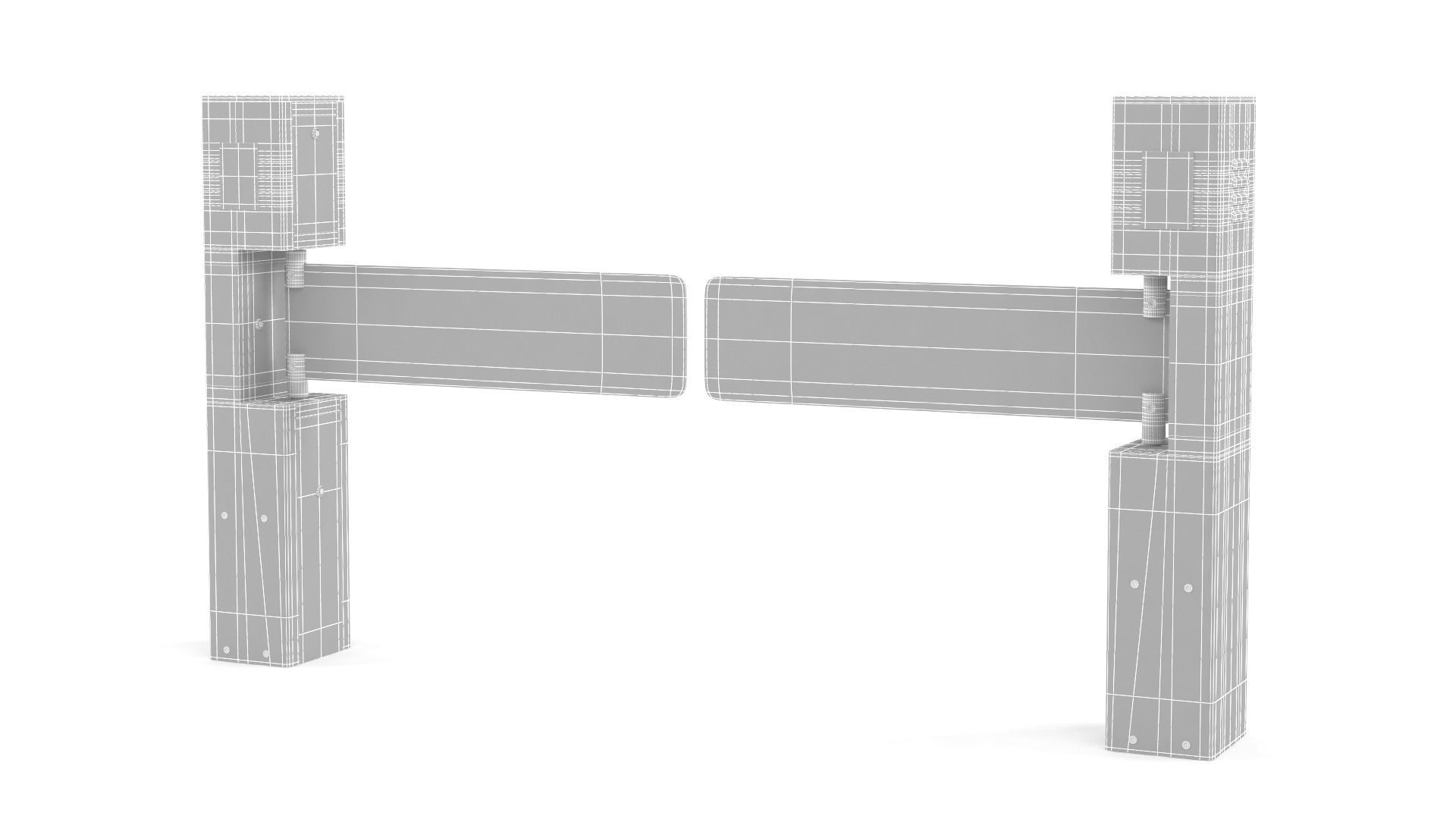 Turnstile Gate 3D model_6