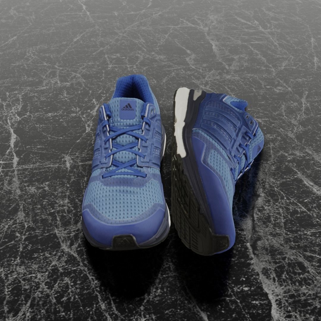 Adidas 3D SHOES - BLUE - SUPERNOVA Low-poly 3D model_6