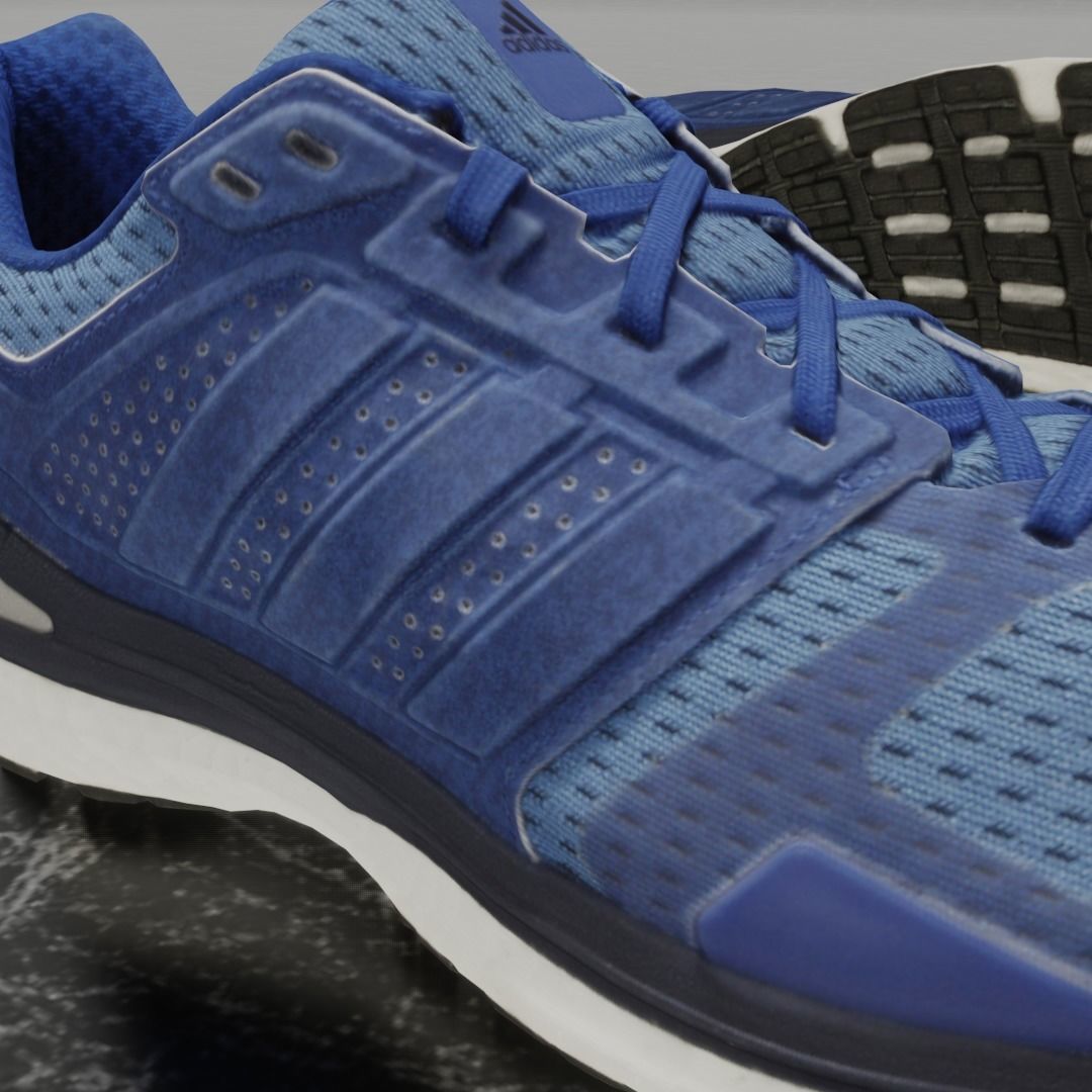 Adidas 3D SHOES - BLUE - SUPERNOVA Low-poly 3D model_8