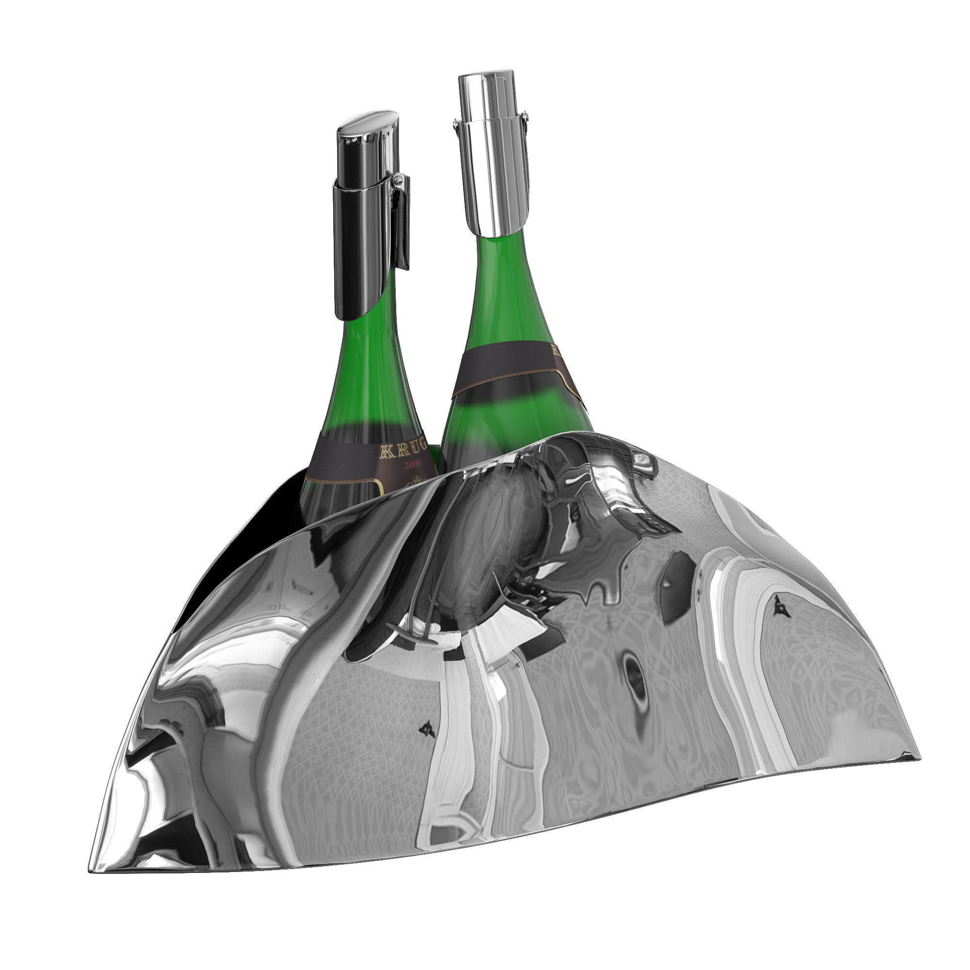 INDULGENCE Secchiello Per Champagne In Acciaio Inox – Design Helle Damkjær, Georg Jensen - 4