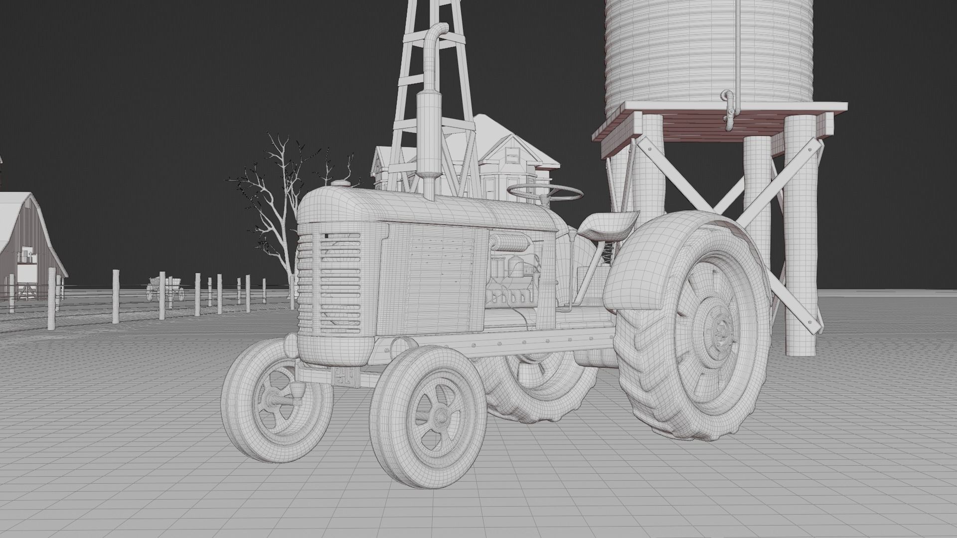 Old Farm 3d Scene 3D model_12