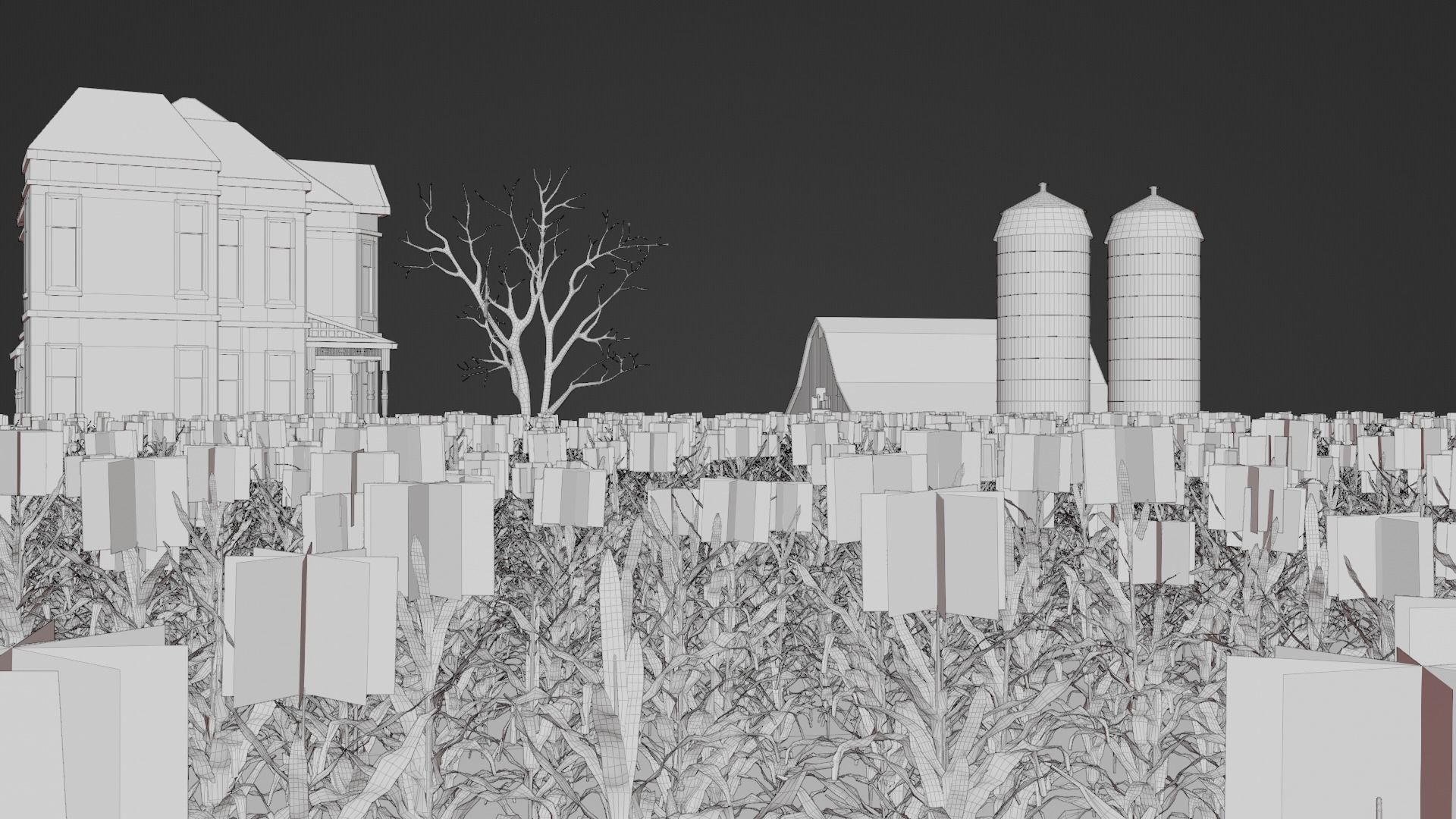 Old Farm 3d Scene 3D model_13