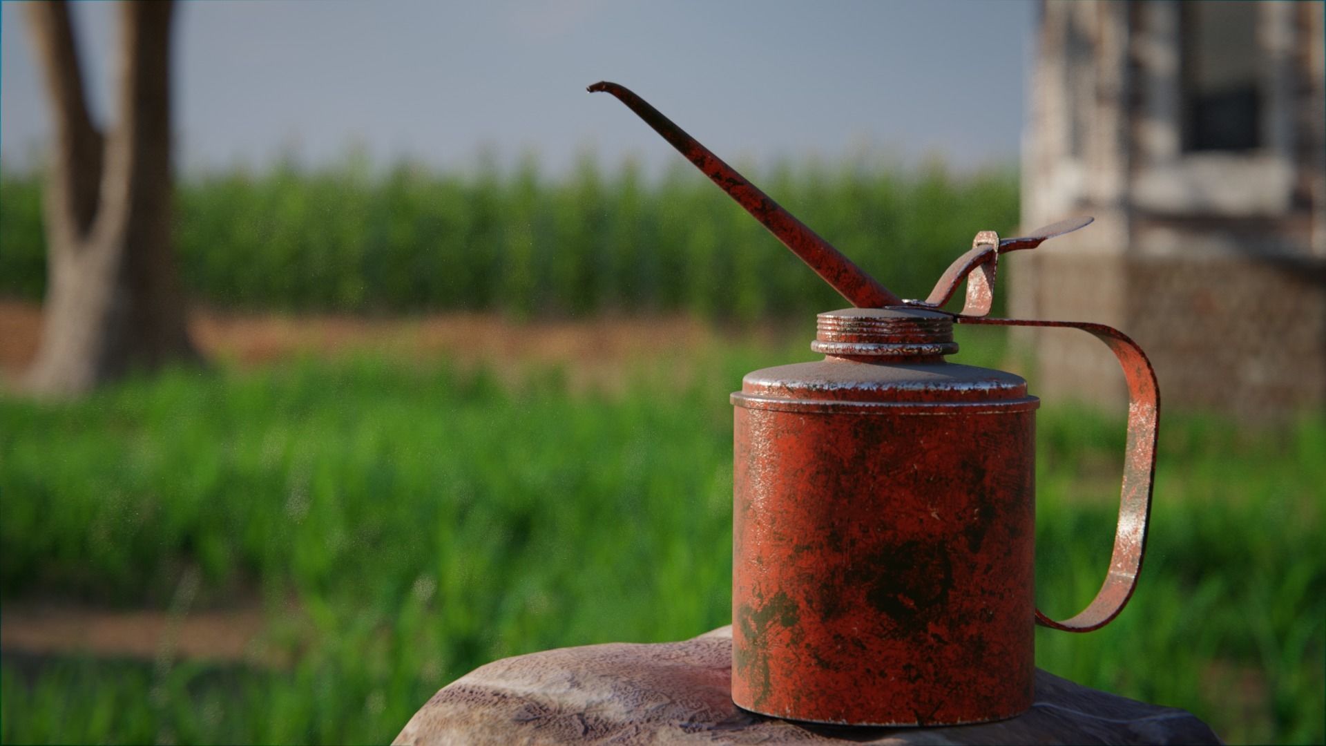 Old Farm 3d Scene 3D model_4