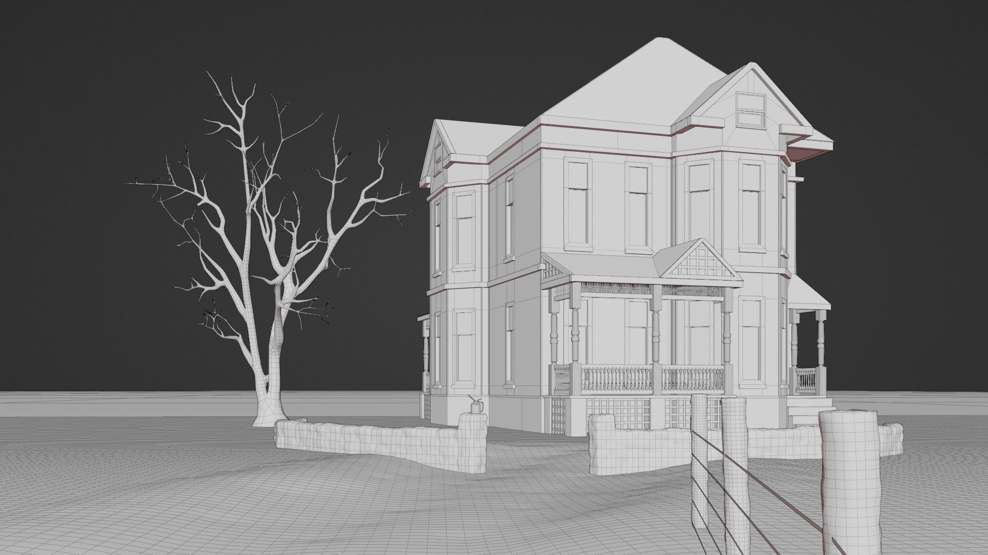 Old Farm 3d Scene 3D model_14
