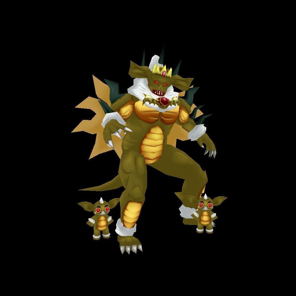 King of the Feral Imps Low-poly 3D model_2