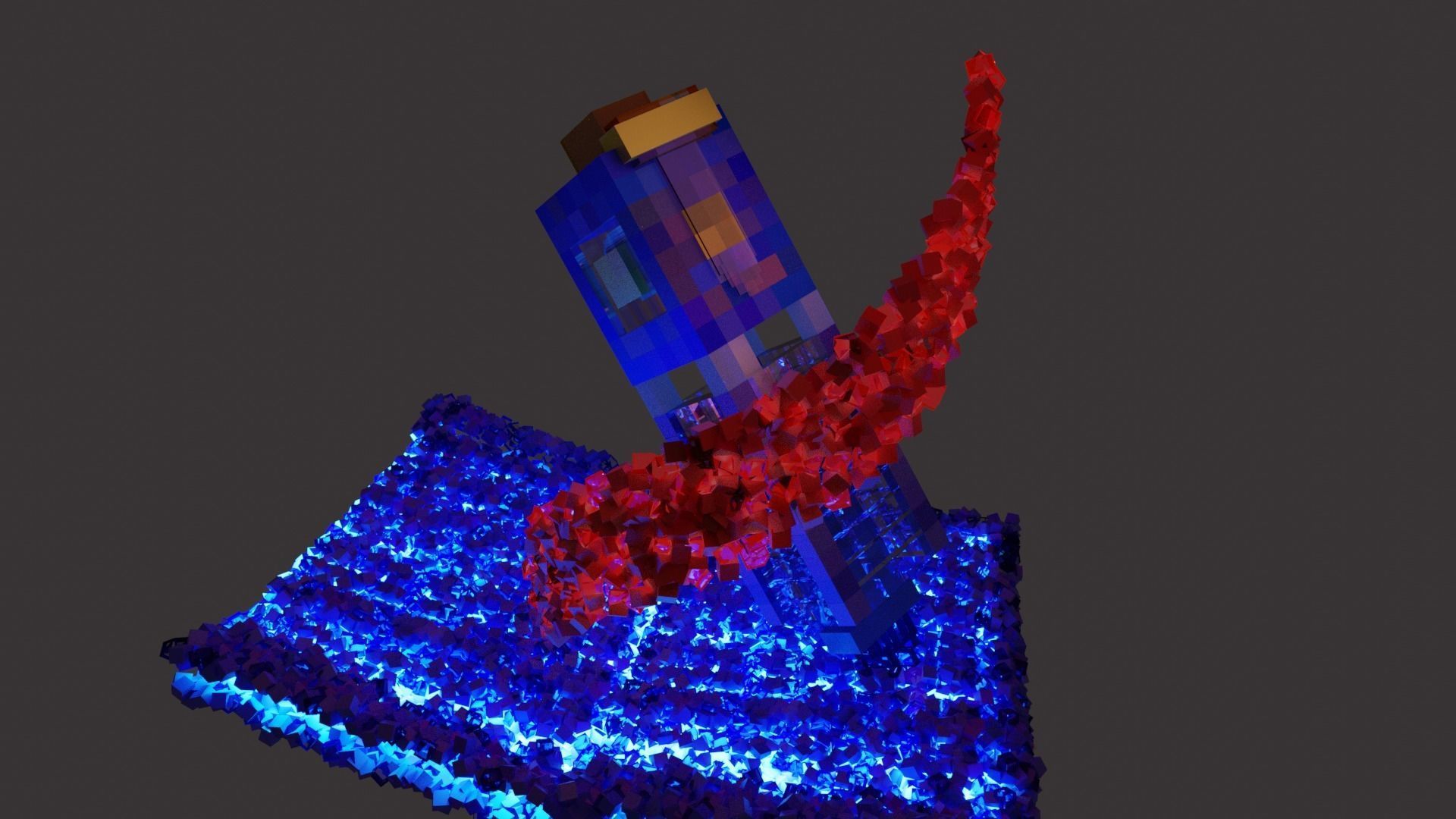 3D model 3D wizard pen Blender VR / AR / lowpoly CGTrader