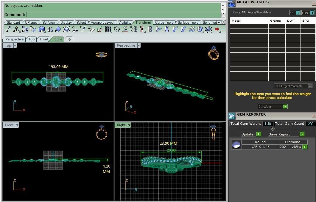 Rope Twin Knot High Jewelry Diamond Bracelet 3dm stl renders 3D print model_18