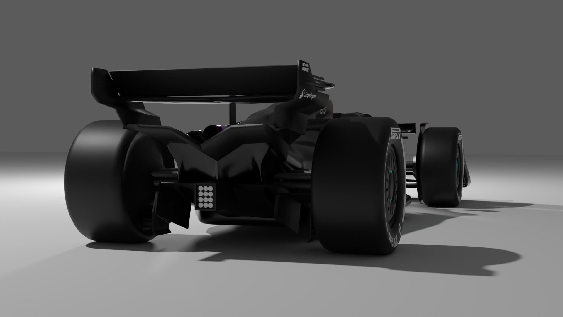 Mercedes AMG Petronas F1 Concept Design 3D model_5