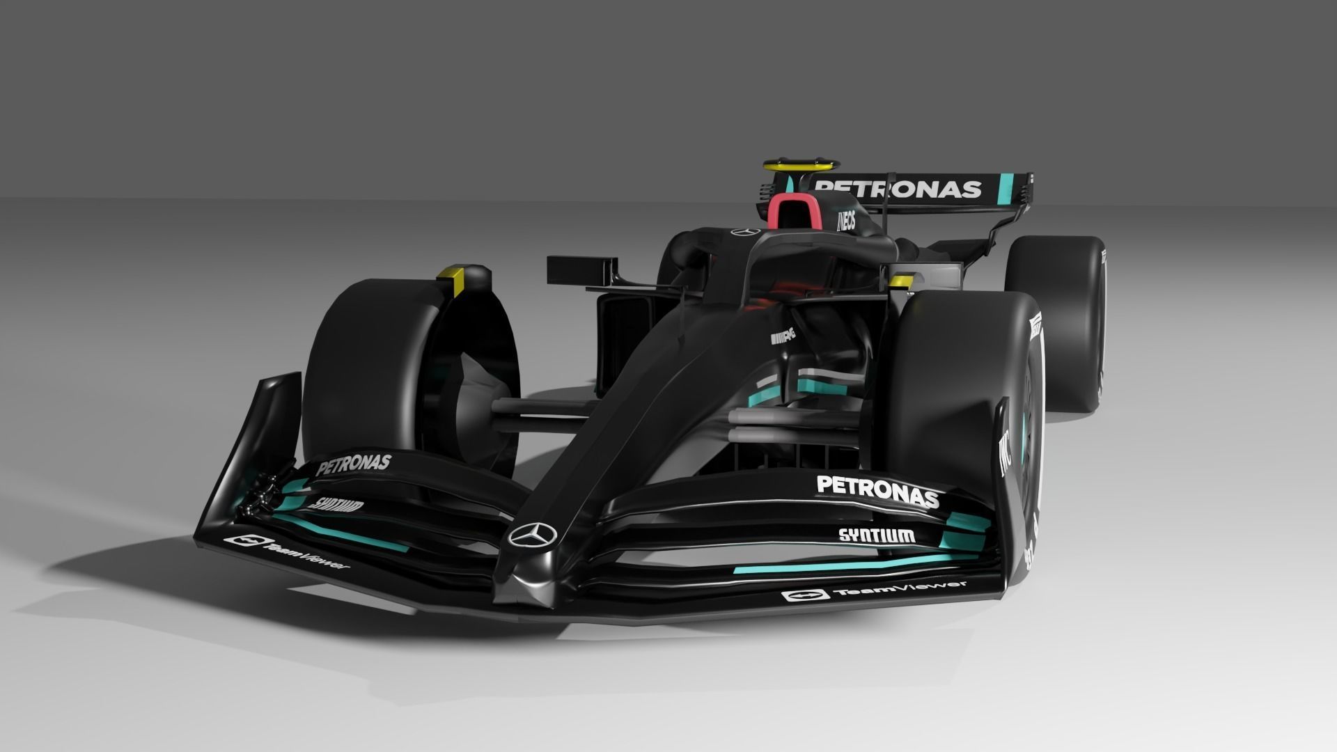 Mercedes AMG Petronas F1 Concept Design 3D model_11