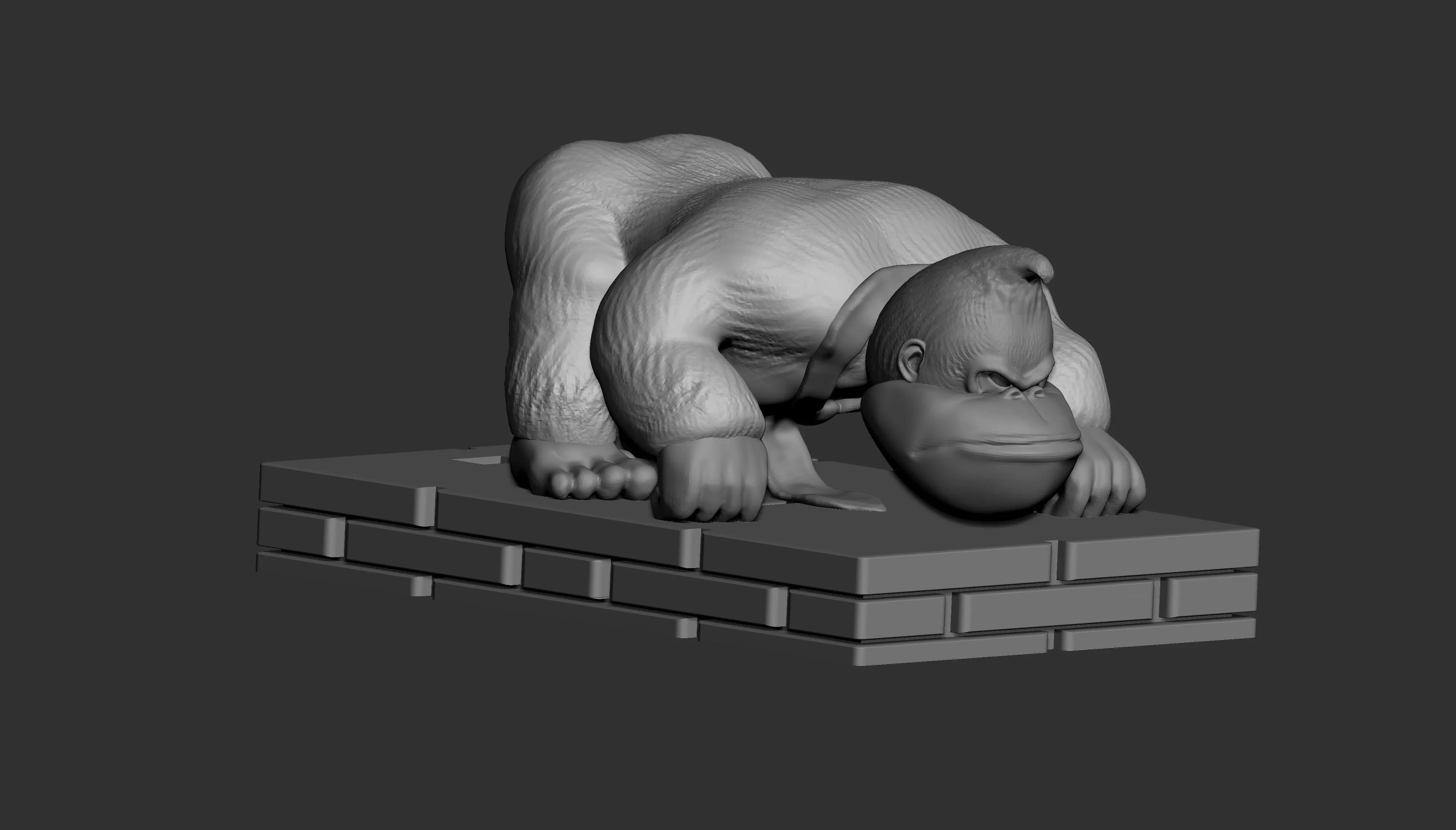 DONKEY KONG - DK from Mario Bros Movie 3D print model