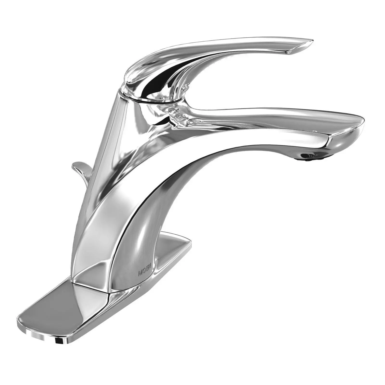 Moen WSl84533 Zarina Single-Handle High Arc Bathroom Faucet 3D model