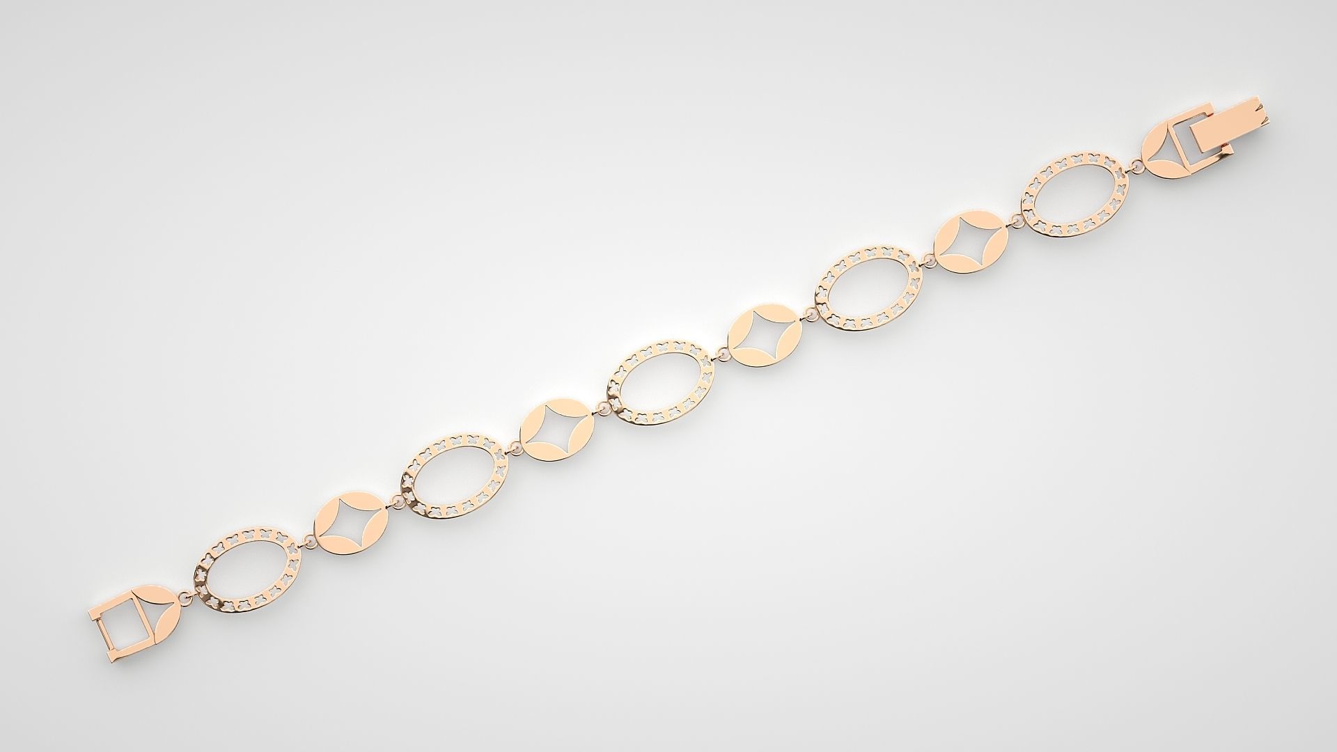 Butterfly High Jewelry Diamond Bracelet 3dm stl renders details 3D print model_4