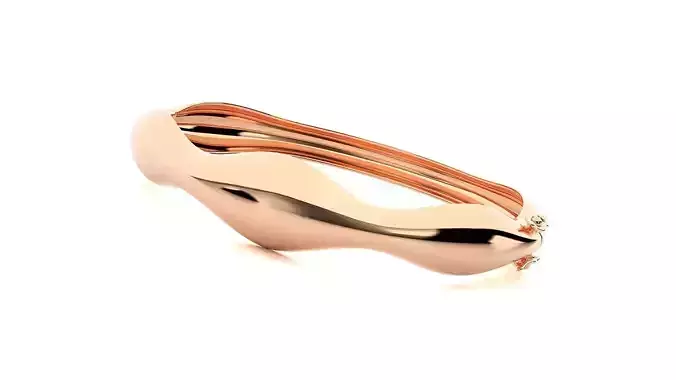 Solid Unisex High Jewelry Diamond Bracelet 3dm stl renders 