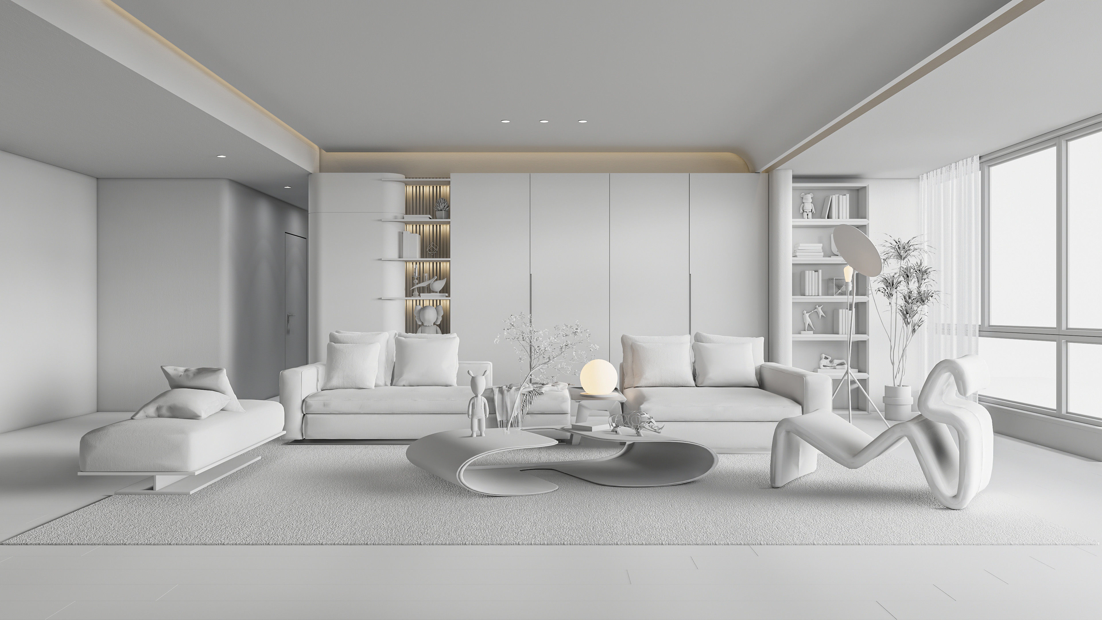 Living room 0 3D model_12