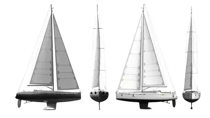 Sailboats collection 