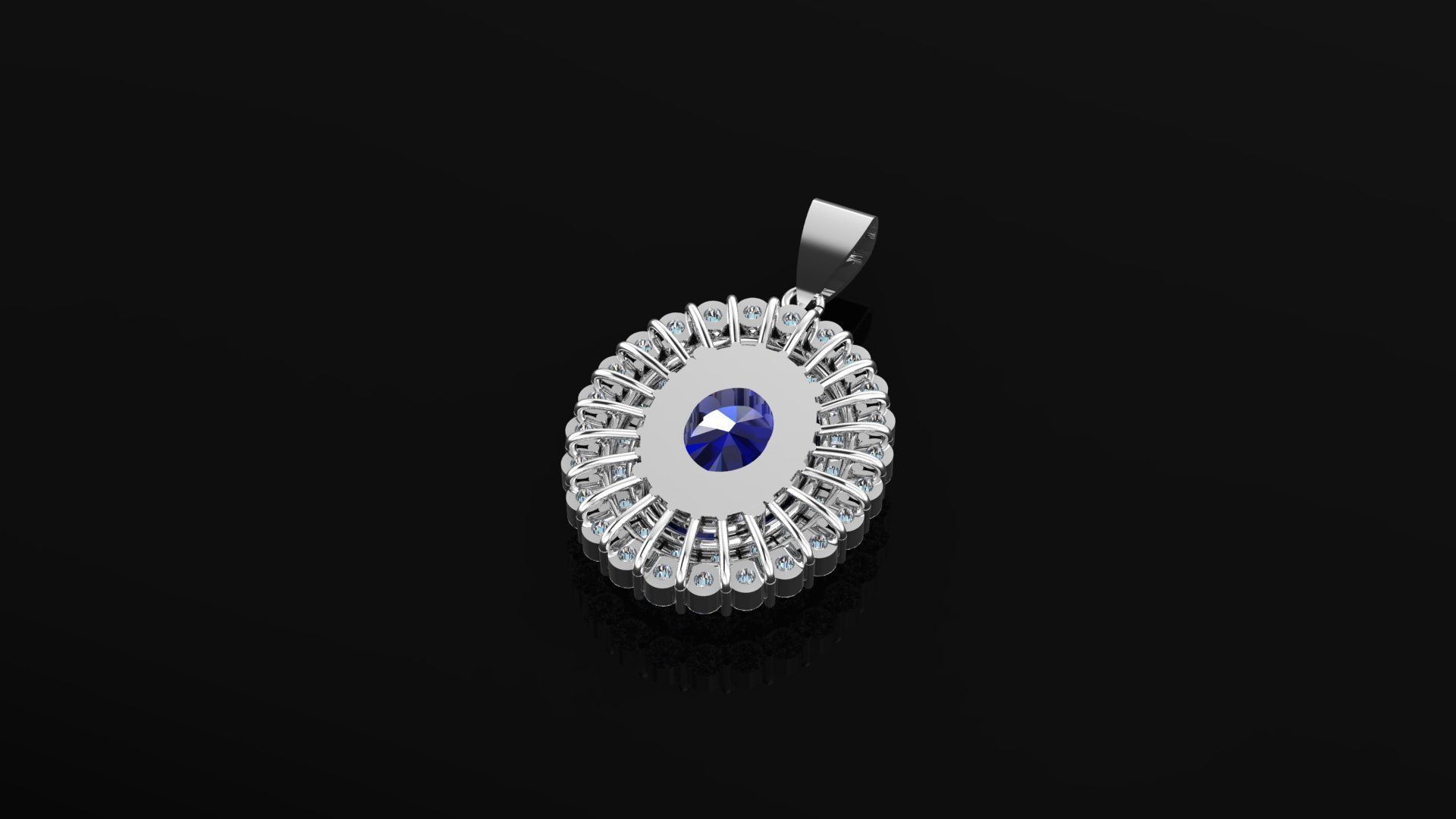 Basket Pendant 01 3D print model_1