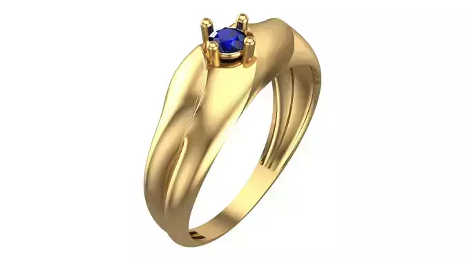 SINGLE STONE RING-RT06