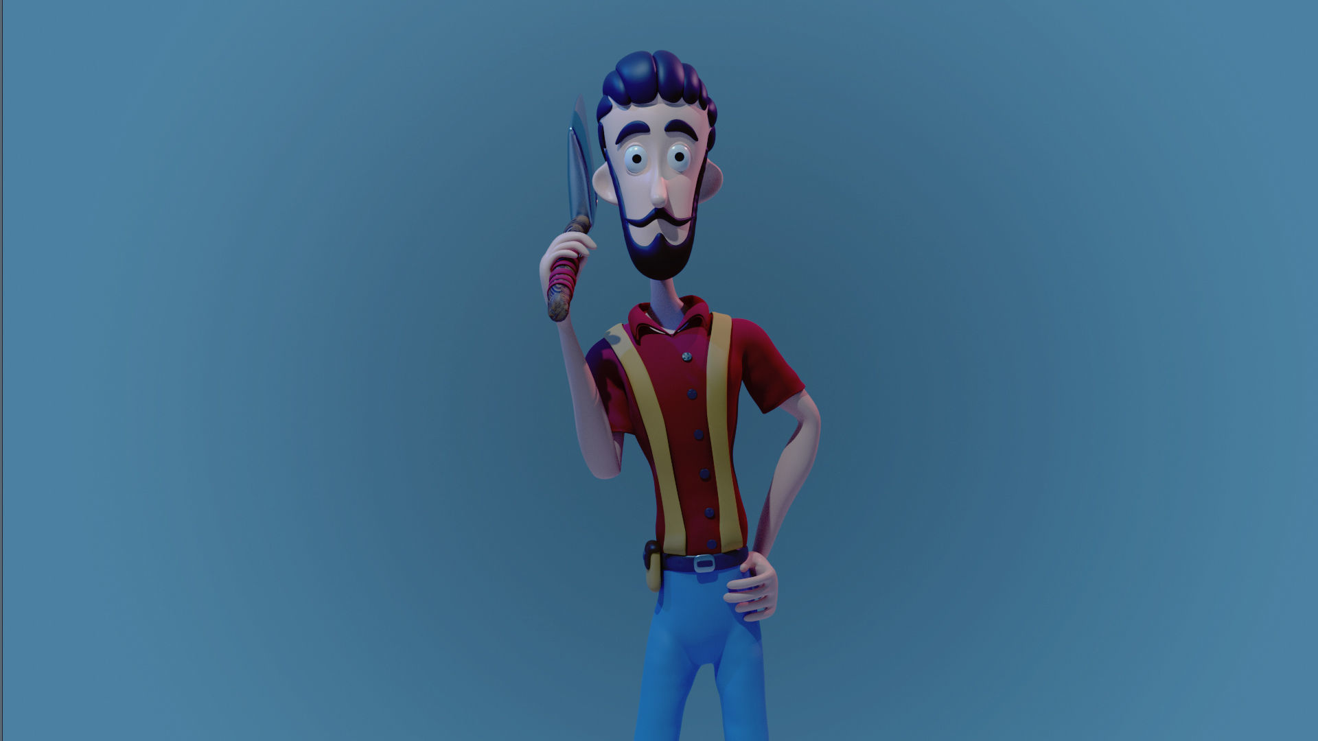 WOODCUTTER 3D model_3