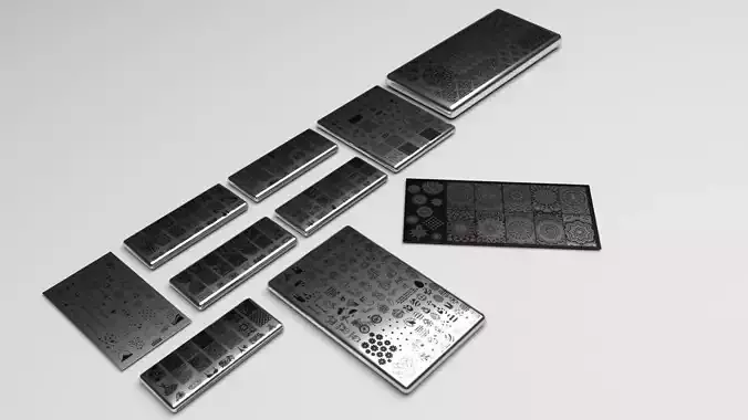 Nail Stamp Plates Set