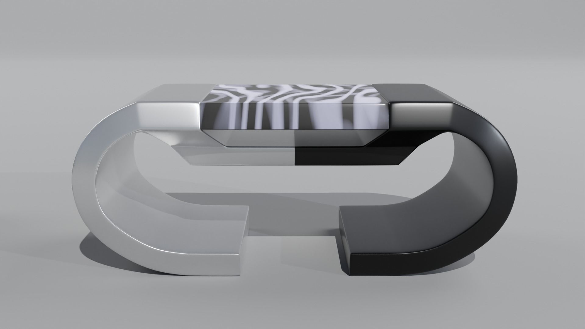 Decorative Modern Mini-table 3D model_2