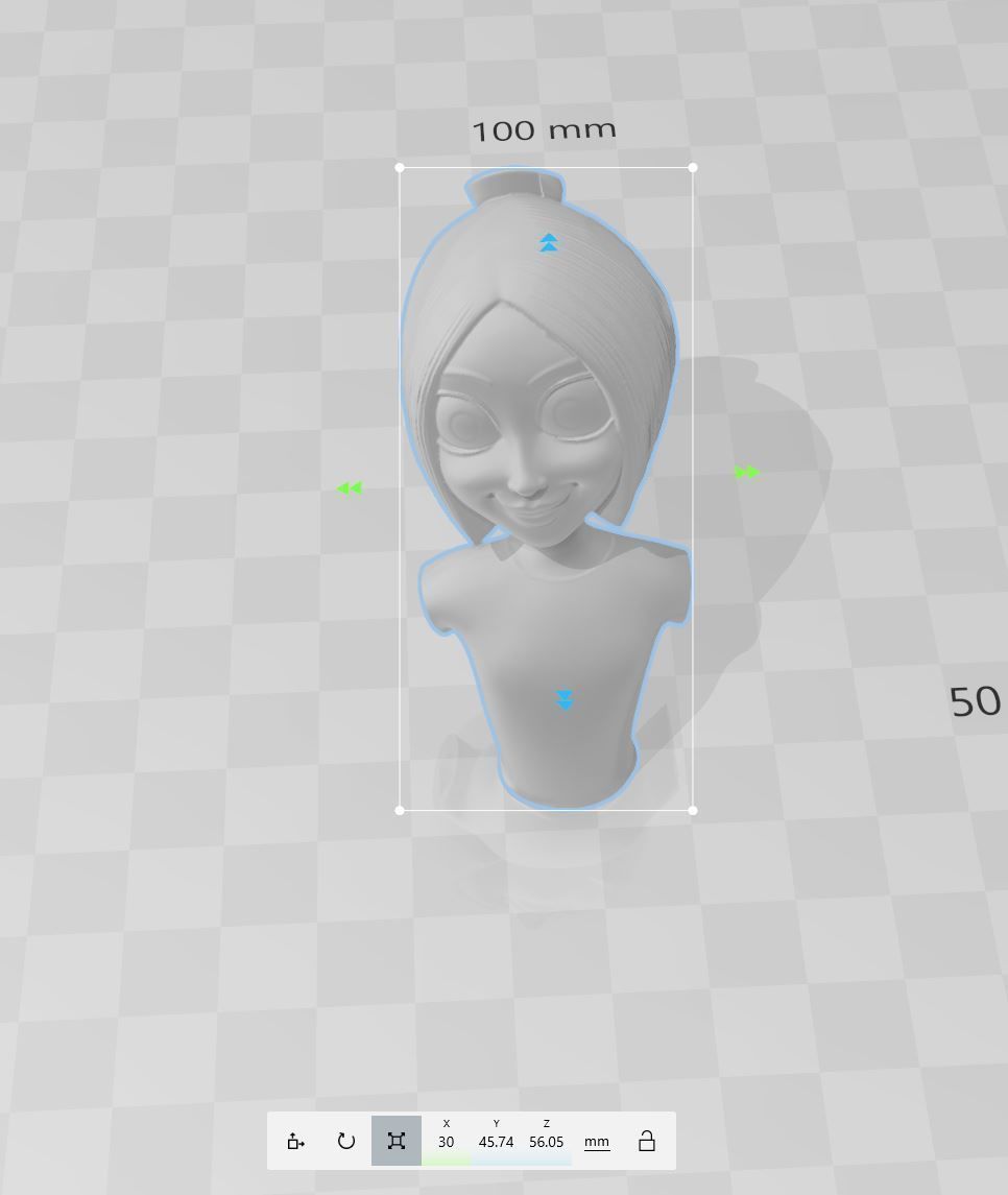 Flying Fairy cartoon  3D print model_3